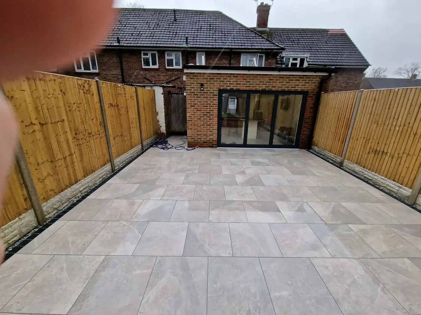 Landscaping 7 front garden landscaping with new driveway and fencing in surrey