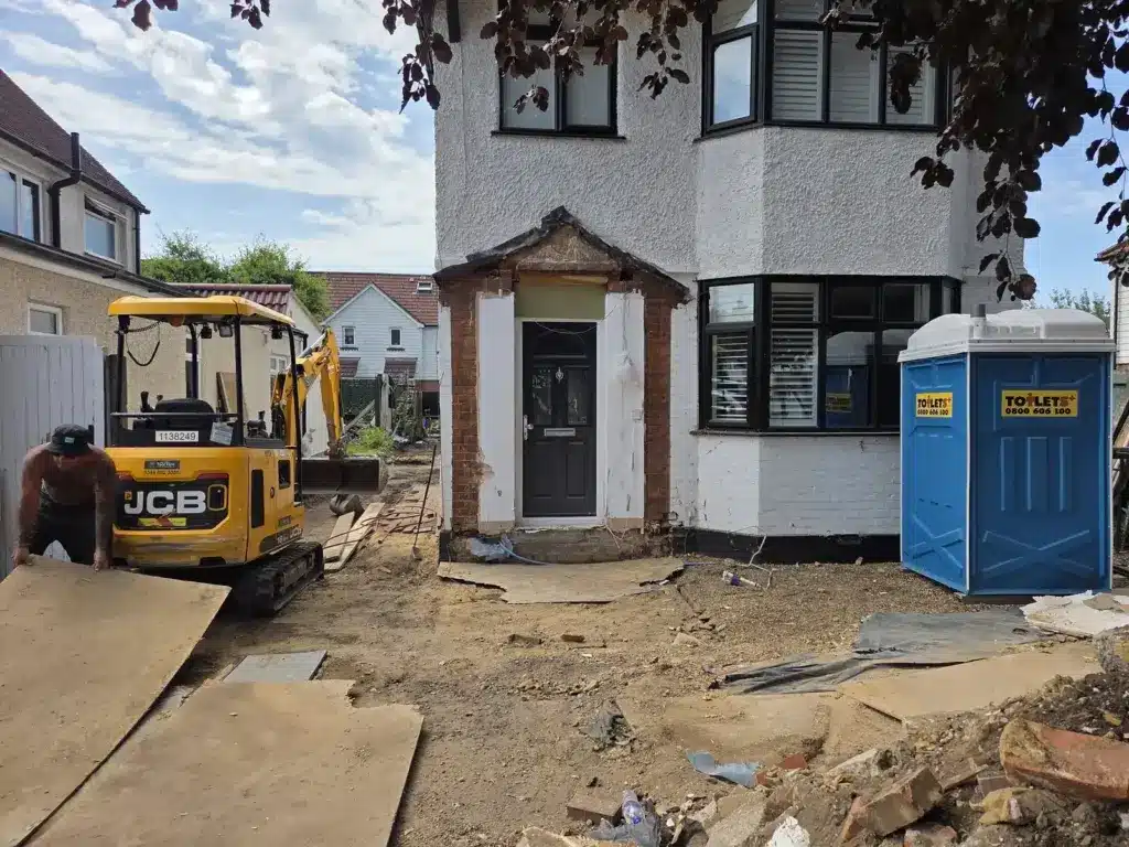 Residential Groundworks In Surrey From Excavation To Foundations 6 groundworks front property excavation