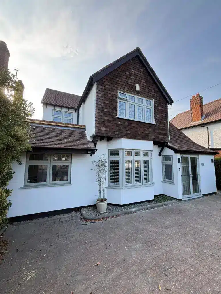 House Extension And Renovation In Shepperton For More Usable Living Space 2 home renovation detached house front exterior