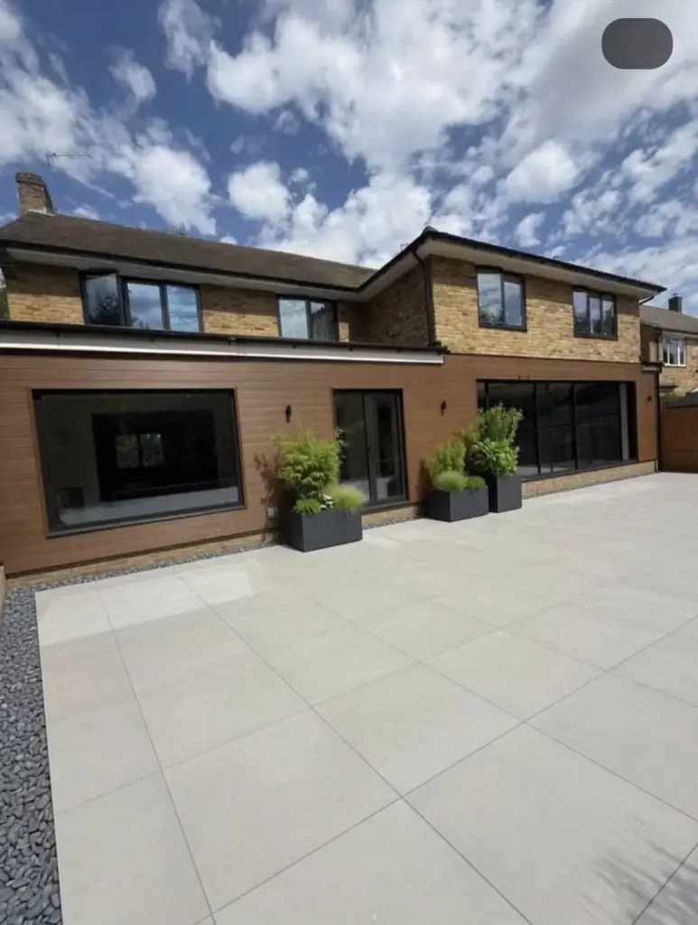 Property Renovation In Woodham For A Refined, Contemporary Finish 5 home renovation modern patio rear exterior