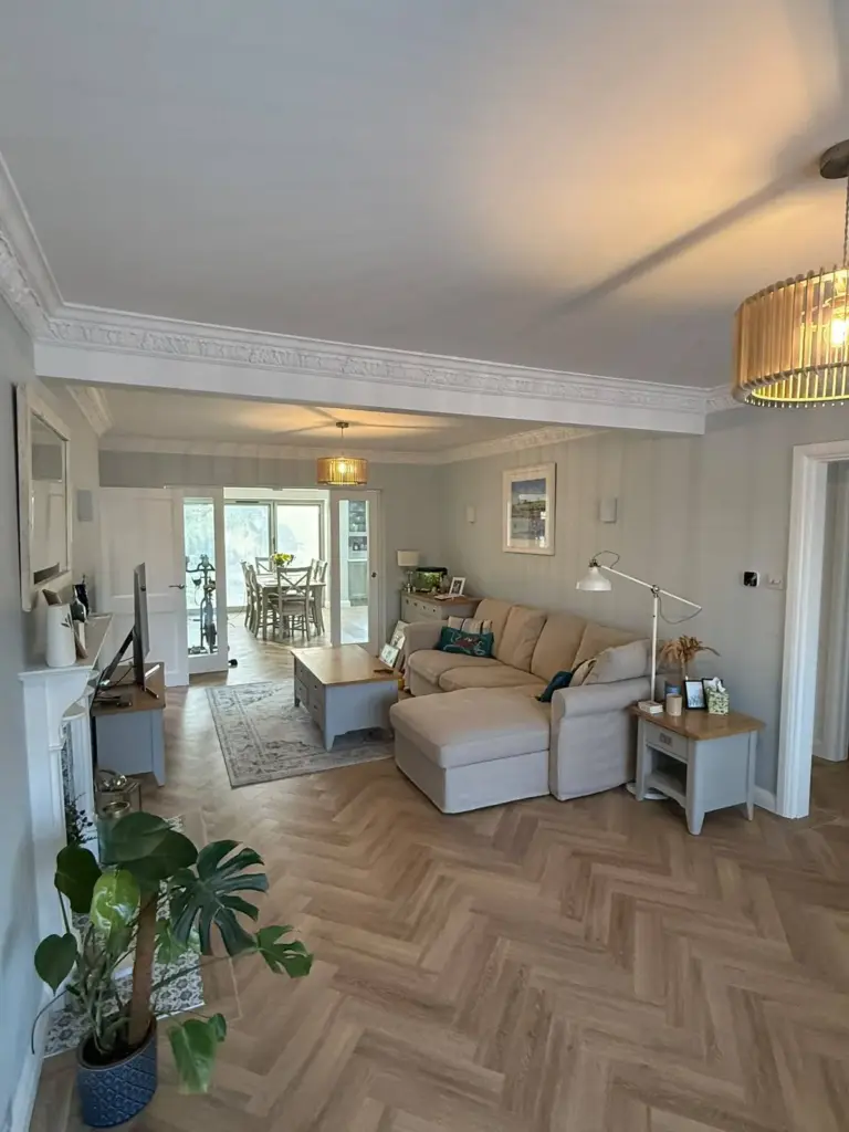 House Extension And Renovation In Shepperton For More Usable Living Space 5 home renovation open plan living room